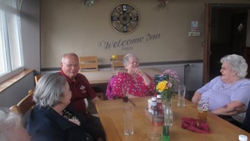 Lunchtime laughter for Swansea care home Residents